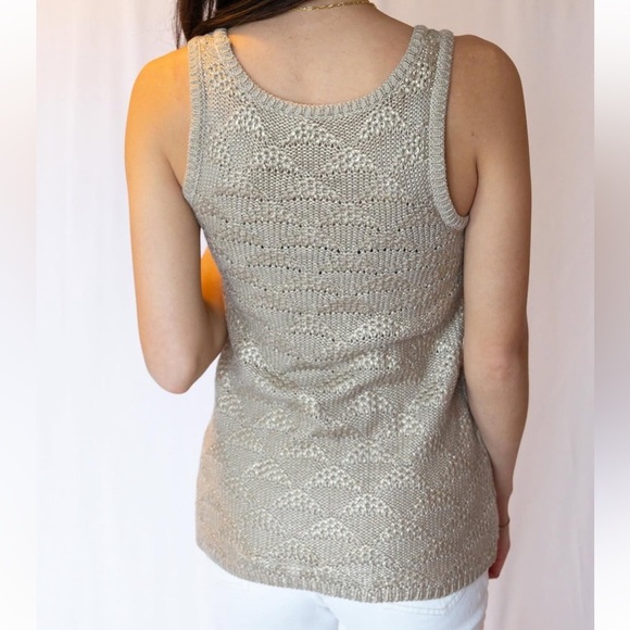 Anthropologie Metallic Tank (Moth) - Picture 4 of 10